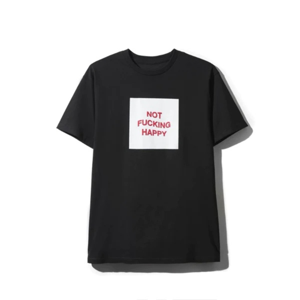 Anti Social Social Club. Not Fucking Happy shirt. Medium. Brand new in bag.